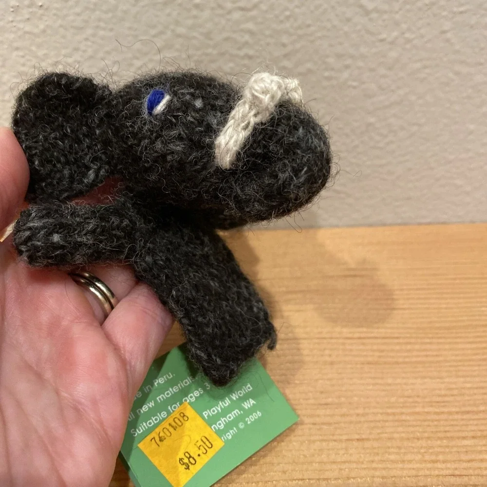 NWT Elephant Finger Puppet Alpaca 2006 NOS‎